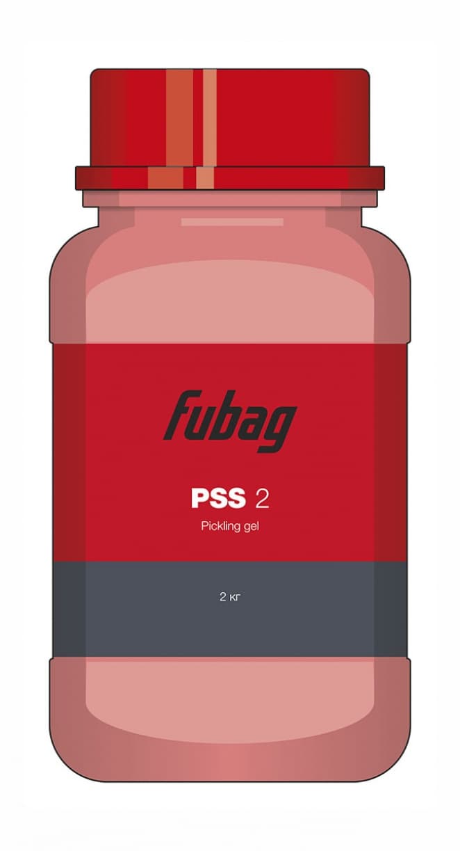 Травильная паста Fubag PSS 2 для нержавеющей стали + кисть, 2кг.
