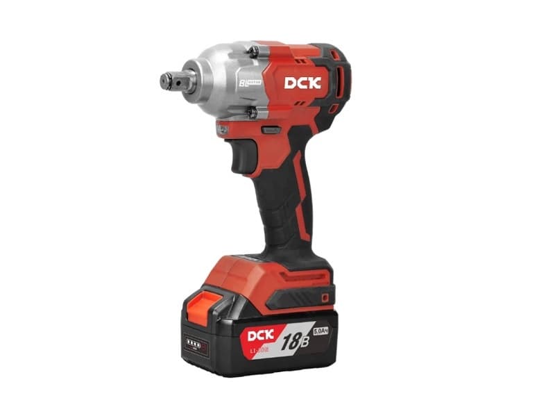 Гайковерт аккумуляторный ударный бесщеточный DCK KDPB488FK, 18В, 1/2 ", 2*5А/ч 488нм