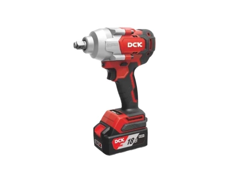 Гайковерт аккумуляторный ударный бесщеточный DCK KDPB698, 18В, 1/2 ", 2*5а/ч. 698нм
