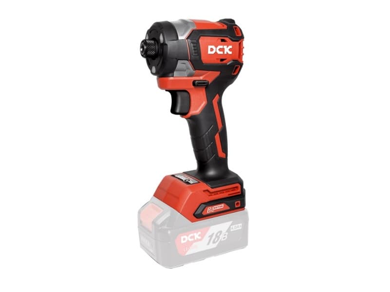 Гайковерт (винтоверт) аккумуляторный DCK KDPL208Z 18В, HEX-impact, 208нм, 3 скорости, подсветка, без Акб и З/У