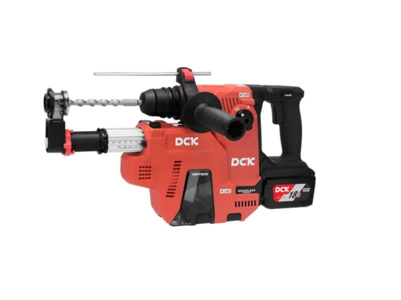 Перфоратор аккумуляторный бесщеточный DCK KRH20V-26, SDS+, 18В. 3,6 Дж, 2*6А/ч