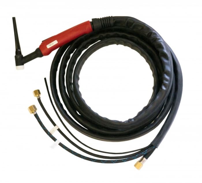 Горелка TIG 18 320A (100%), M12x1, газ 1/4G, вода 3/8G, с упр. разъёмами 2-3-5pin, 8m